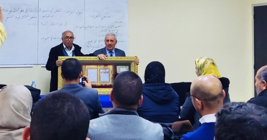 ماستر دراسات في التراث المادي واللامادي يستضيف الفنان الباحث “وديع ملين”