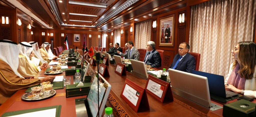 الرئيس المنتدب للمجلس الأعلى للسلطة القضائية يتباحث مع رئيس المجلس الأعلى للقضاء بدولة الكويت