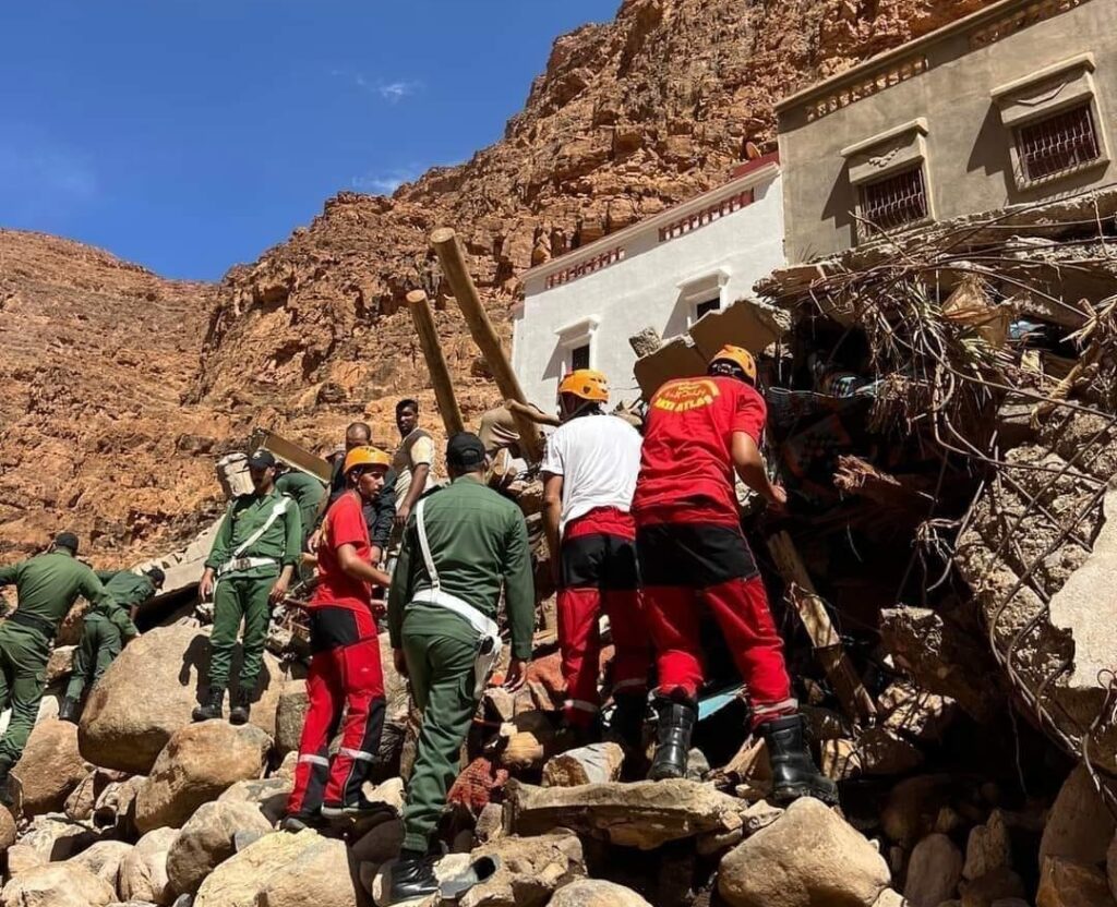 حصيلة ضحايا فيضانات المغرب ترتفع إلى 18 حالة وفاة